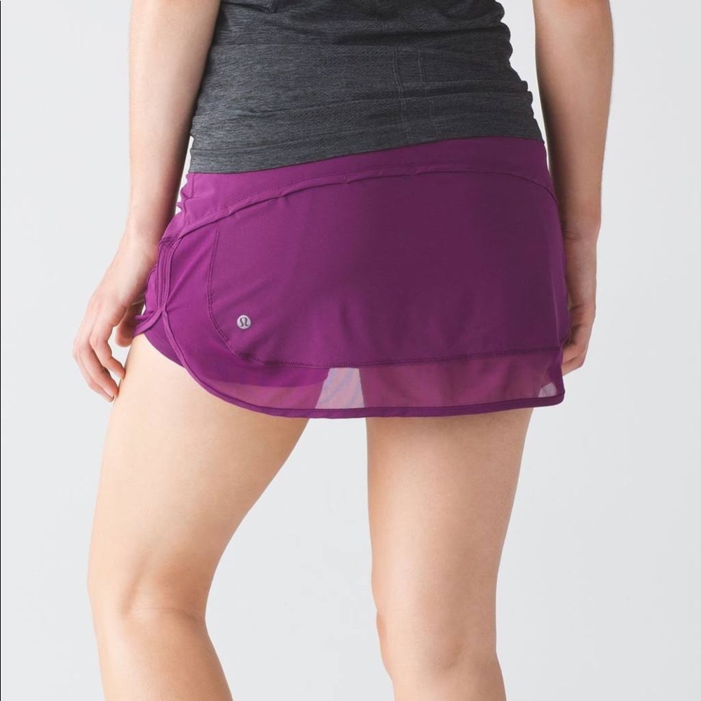 Lululemon Hotty Hot mesh tennis skirt